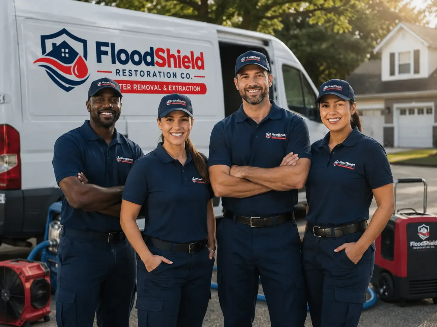 Flood Damage Restoration company in Evans, LA
